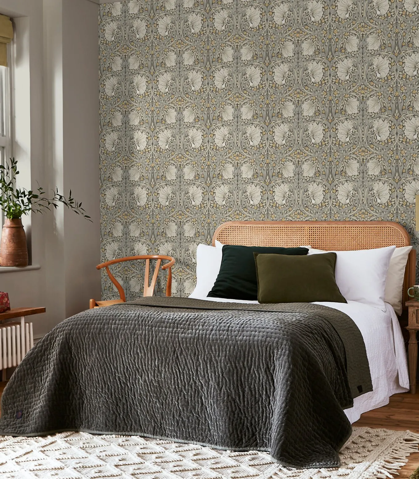 Vliesbehang Pimpernel Grey