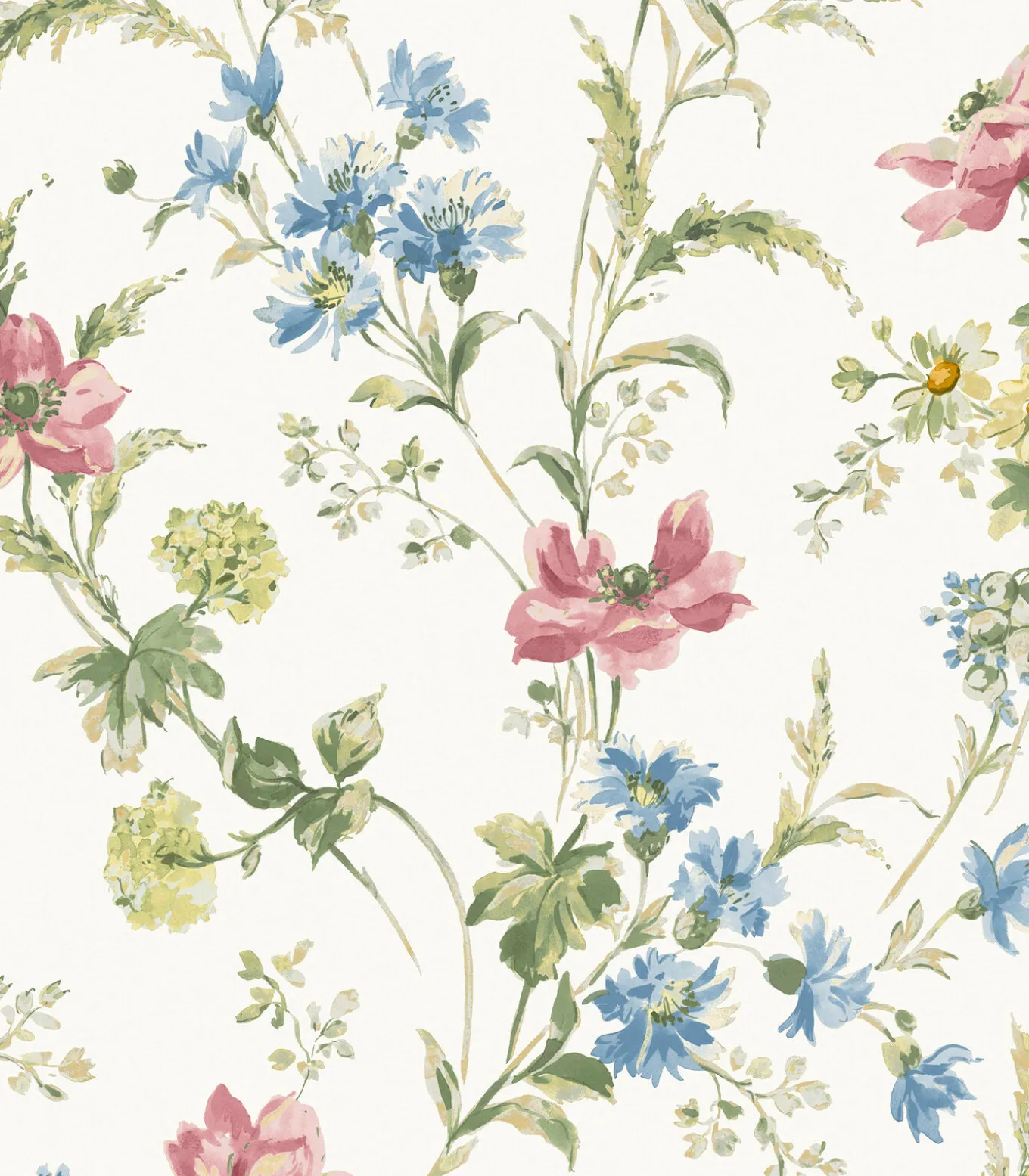 Vliesbehang Poppy Meadow Multi