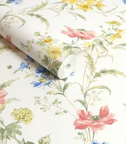 Vliesbehang Poppy Meadow Multi