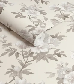 Vliesbehang Rosamund Naturel