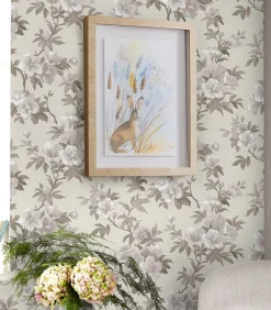 Vliesbehang Rosamund Naturel