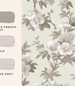 Vliesbehang Rosamund Naturel