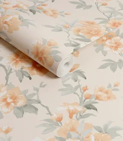 Vliesbehang Rosamund Oranje