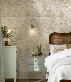 Vliesbehang Rosamund Oranje