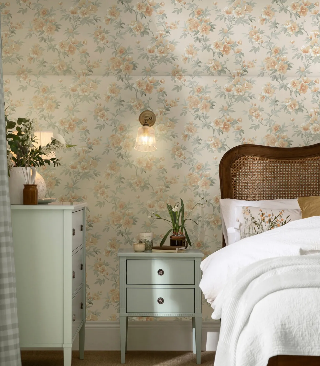 Vliesbehang Rosamund Oranje