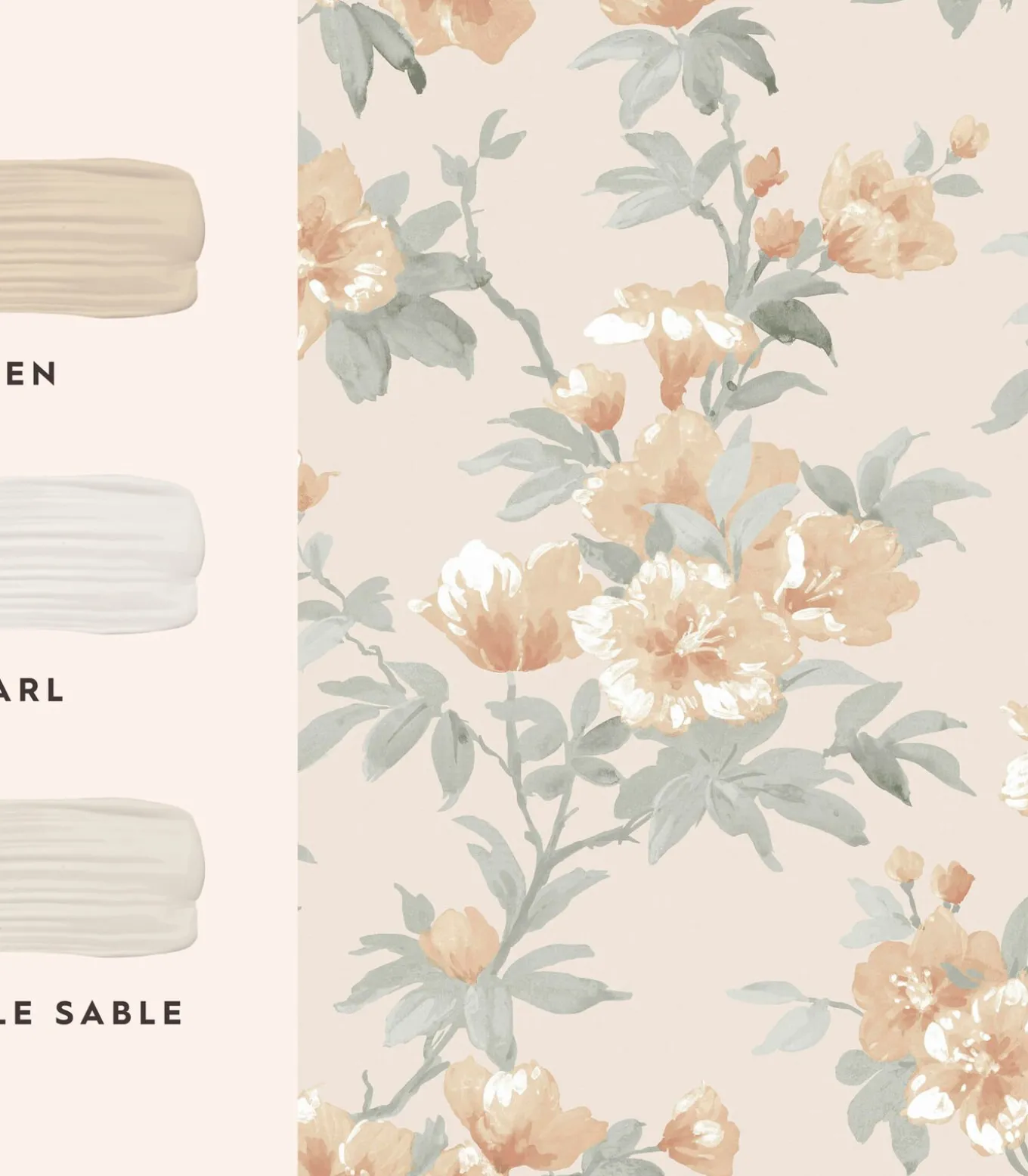 Vliesbehang Rosamund Oranje