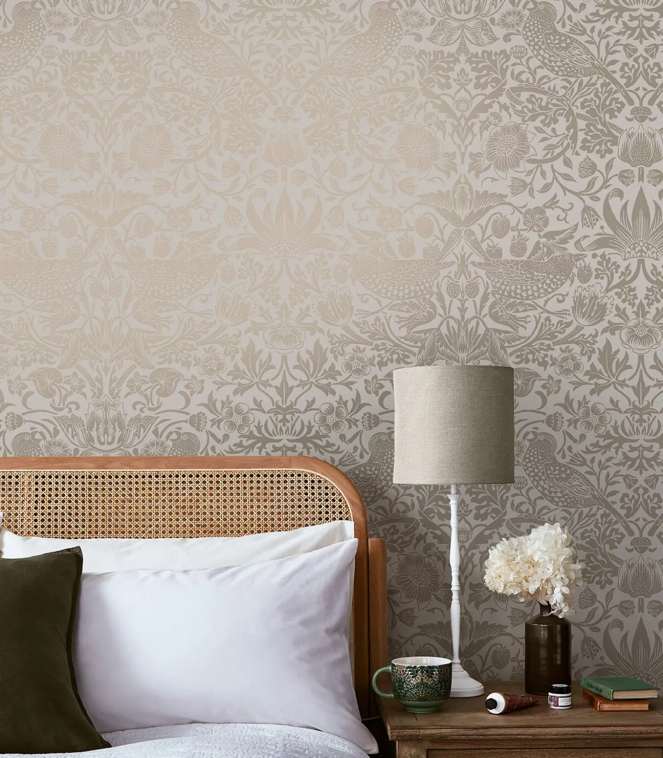 Vliesbehang Strawberry Thief Fibrous