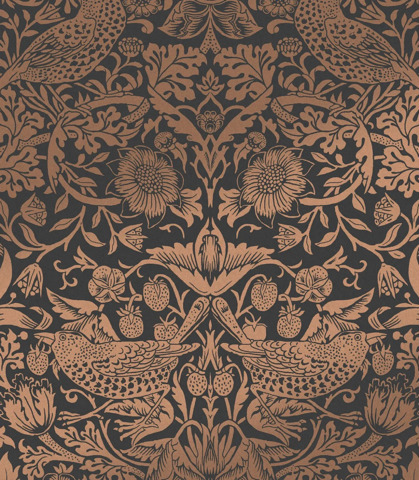 Vliesbehang Strawberry Thief Fibrous