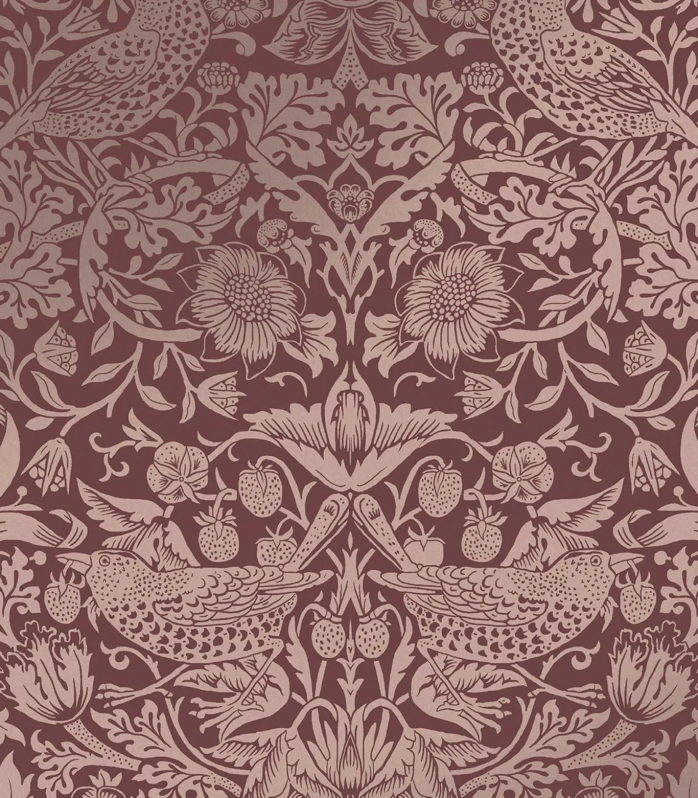 Vliesbehang Strawberry Thief Fibrous