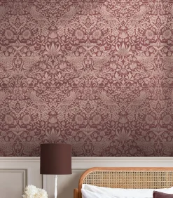 Vliesbehang Strawberry Thief Fibrous