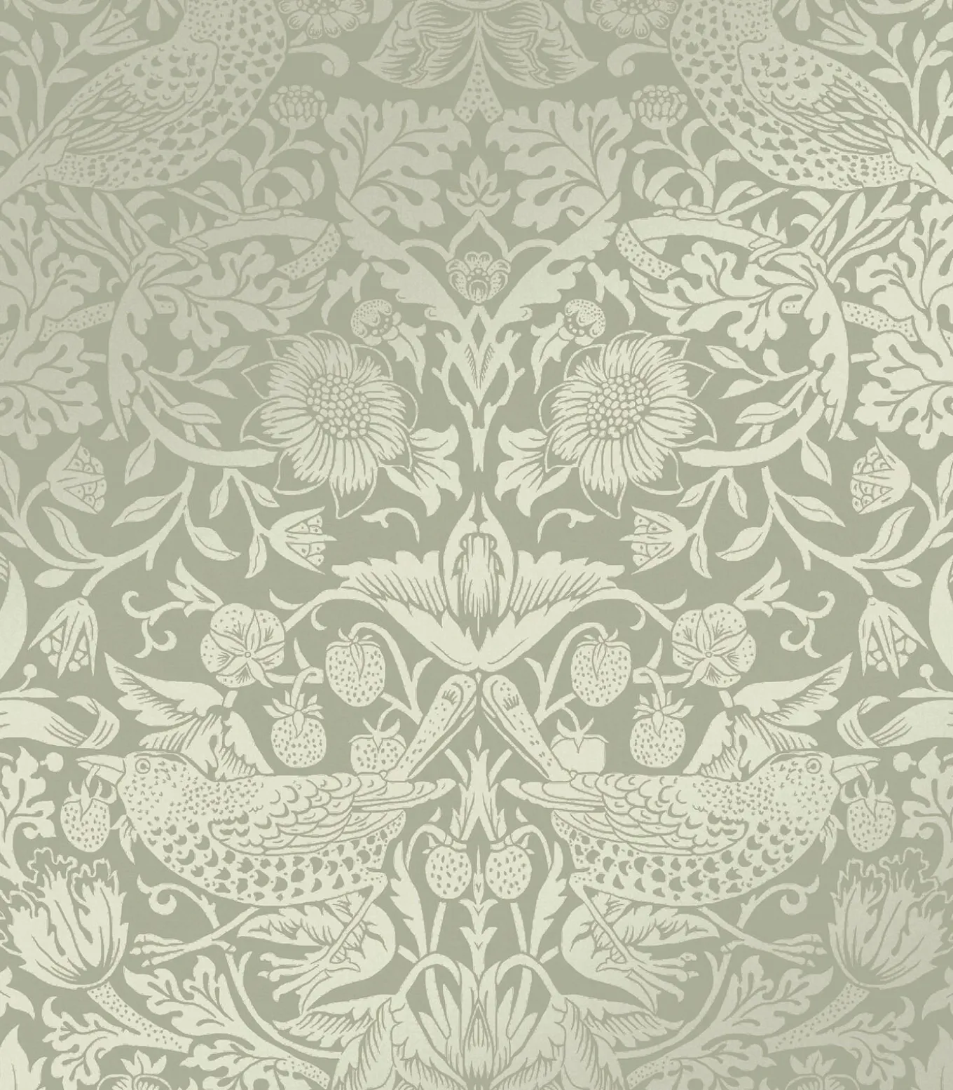 Vliesbehang Strawberry Thief Fibrous