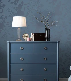 Vliesbehang Westbourne Midnight Blue |