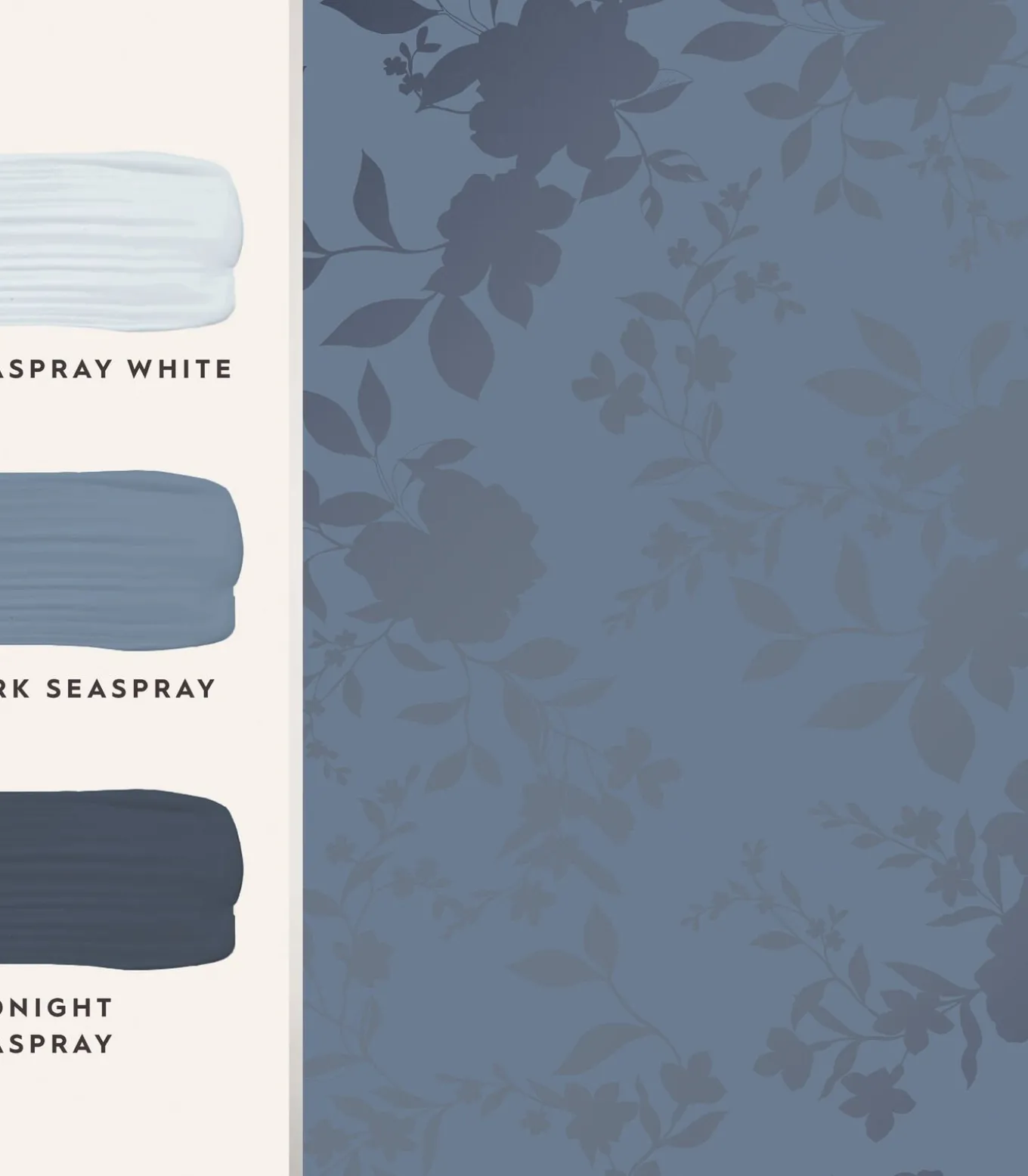 Vliesbehang Westbourne Midnight Blue |