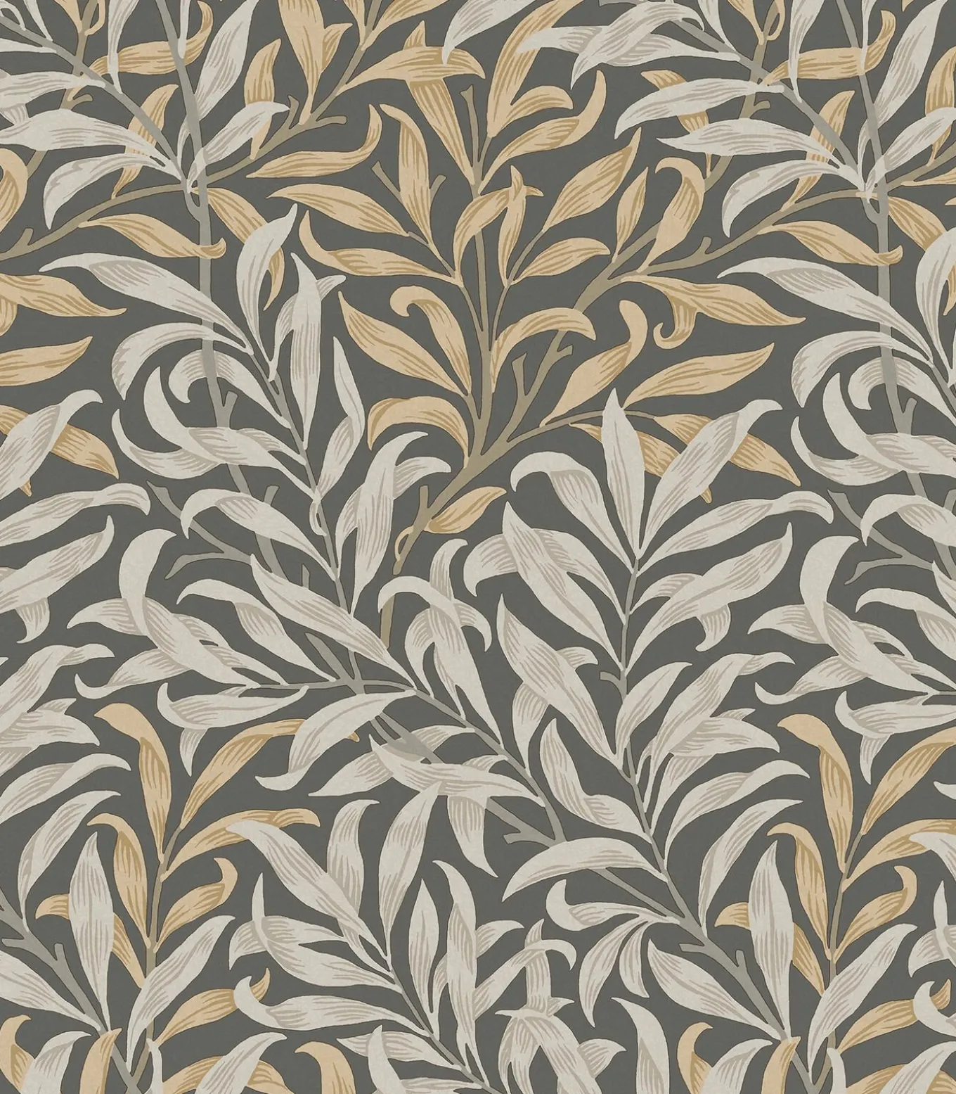 Vliesbehang Willow Bough Charcoal