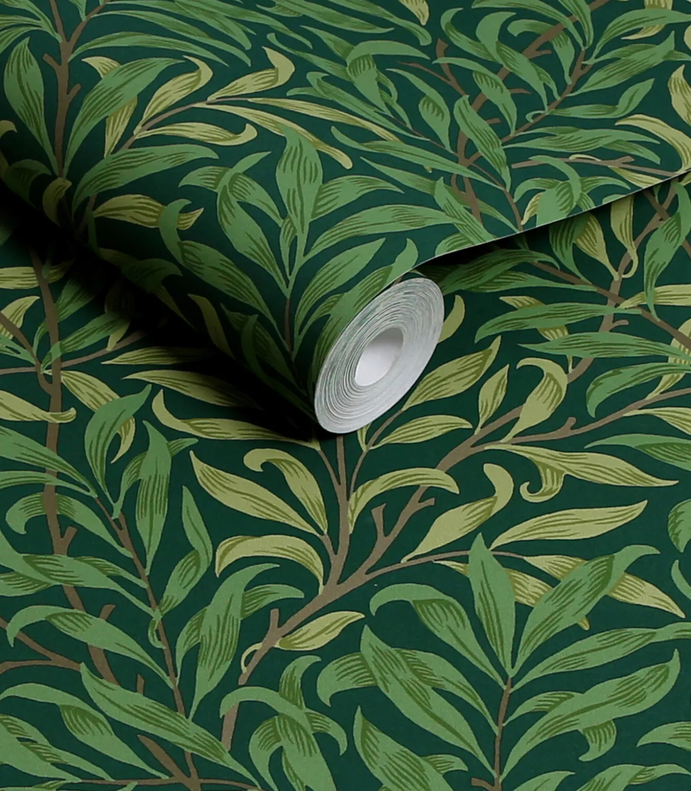 Vliesbehang Willow Bough Deep Green