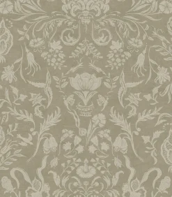 Vliestapete Knigsdamast Braun