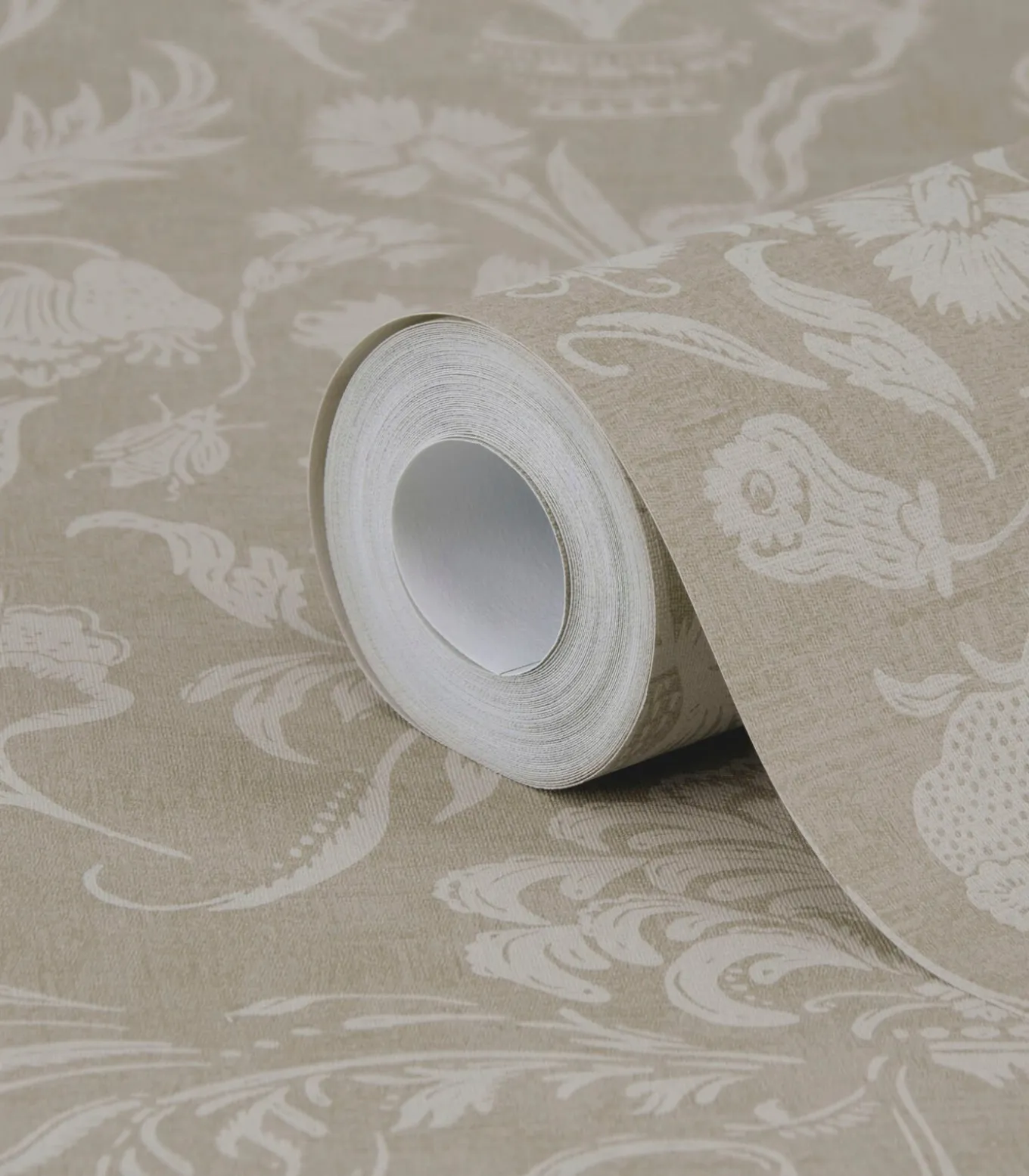 Vliestapete Knigsdamast Braun