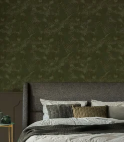 Vliestapete Palmbltter Grn