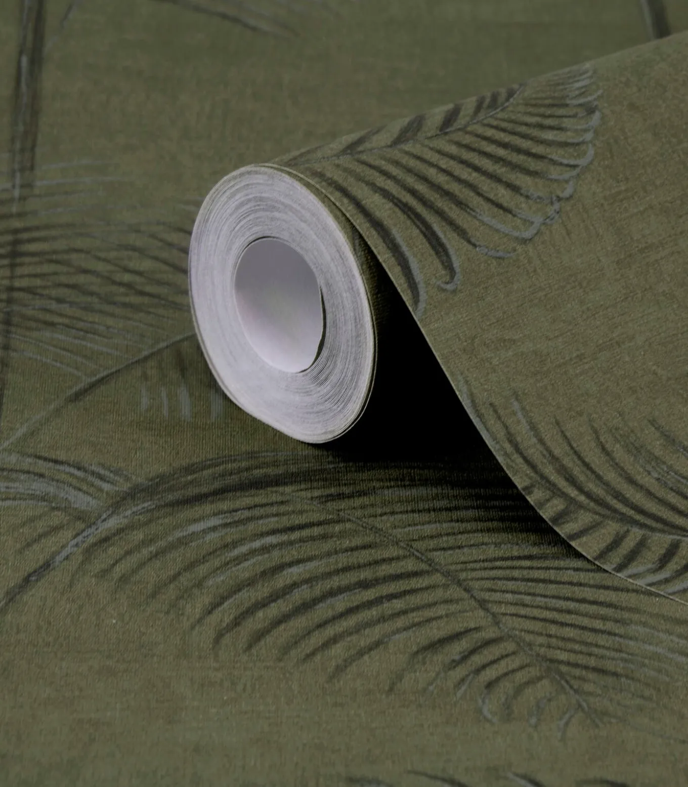 Vliestapete Palme deluxe Grn