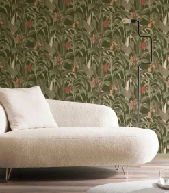 Vliestapete Tropische Bltter Grn