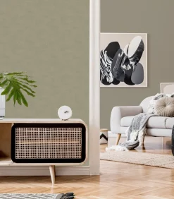 Vliestapete Uni Braun