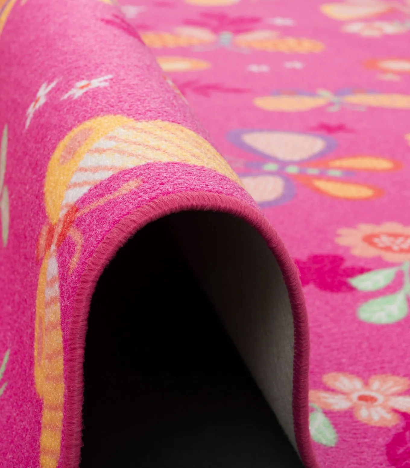 Vloerkleed Kinderen spelen Vlinder rond