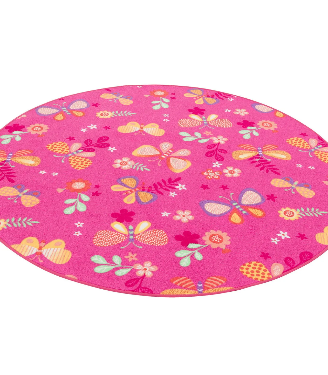 Vloerkleed Kinderen spelen Vlinder rond