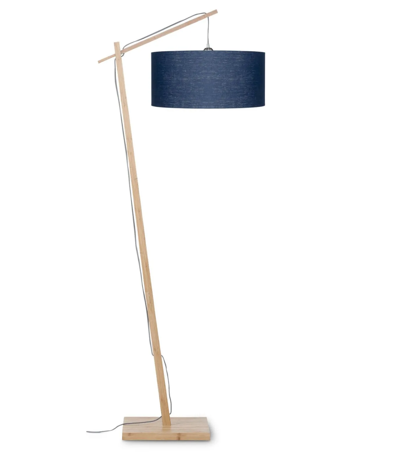 Vloerlamp Andes - Bamboe/Blauw - 72x47x176cm