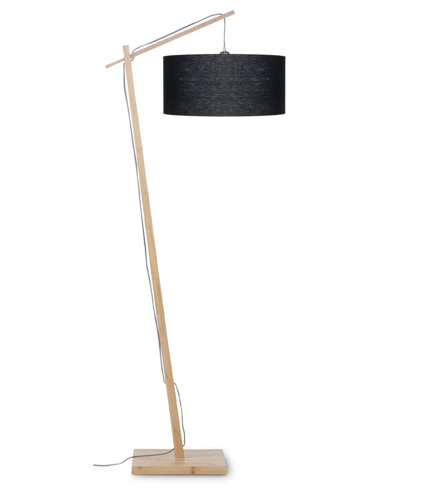Vloerlamp Andes - Bamboe/Zwart - 72x47x176cm