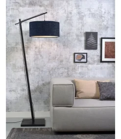 Vloerlamp Andes - Zwart/Blauw - 72x47x176cm