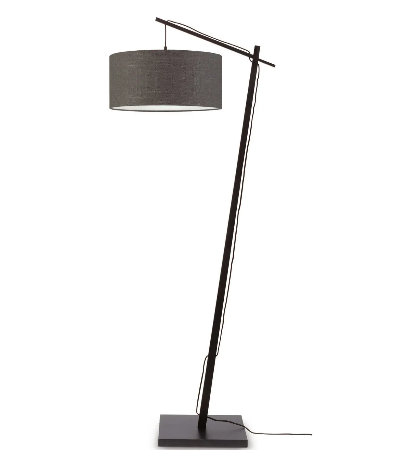 Vloerlamp Andes - Zwart/Donkergrijs - 72x47x176cm