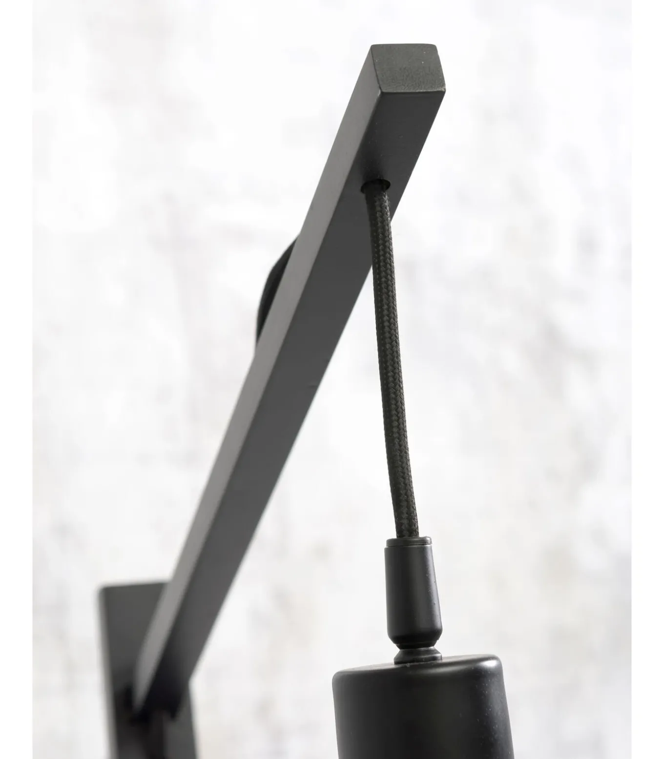 Vloerlamp Andes - Zwart/Donkergrijs - 72x47x176cm