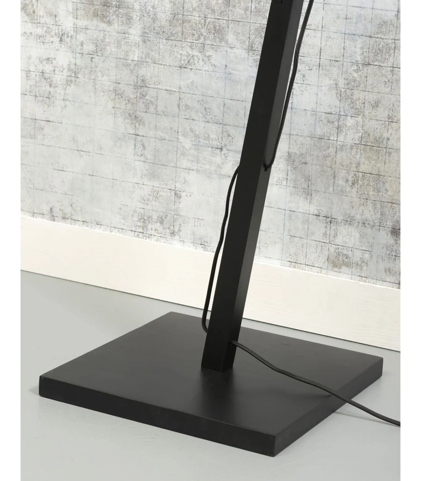 Vloerlamp Andes - Zwart/Donkergrijs - 72x47x176cm