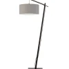Vloerlamp Andes - Zwart/Lichtgrijs - 72x47x176cm