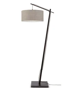 Vloerlamp Andes - Zwart/Taupe - 72x47x176cm