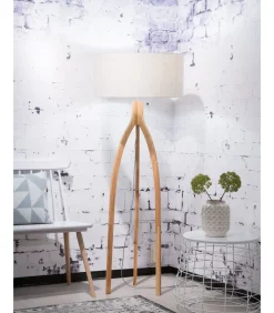 Vloerlamp Annapurna - Naturel/Bamboe - Ø60cm