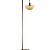 Vloerlamp Baylie - Bruin - 43x30x165cm