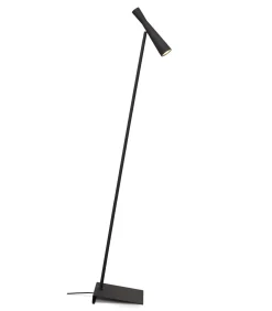 Vloerlamp Bordeaux - Zwart - 22x36x145.5cm