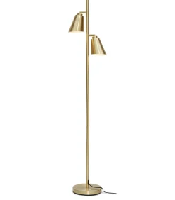Vloerlamp Bremen - Goud - 45x25x162cm - 2L