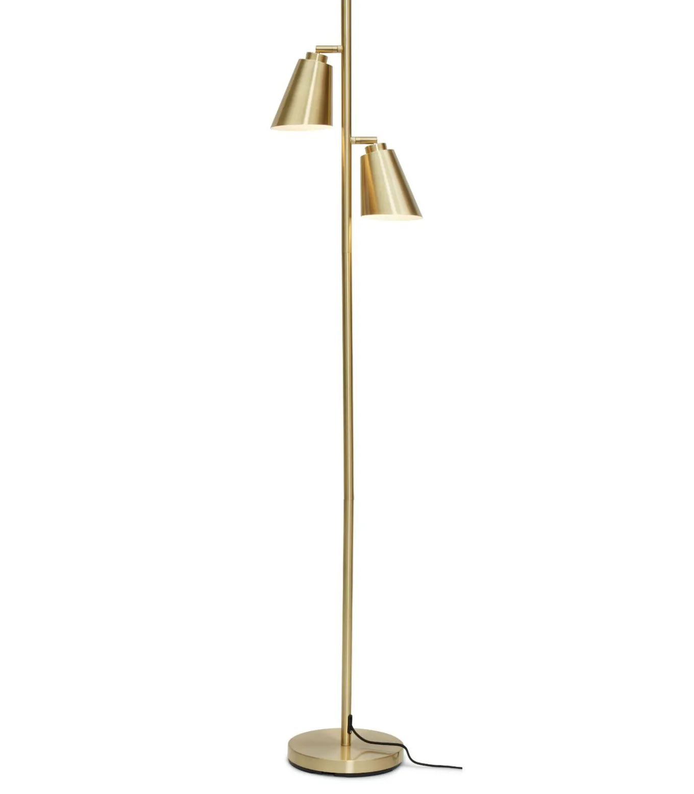 Vloerlamp Bremen - Goud - 45x25x162cm - 2L