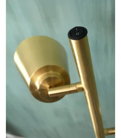 Vloerlamp Bremen - Goud - 45x25x162cm - 2L