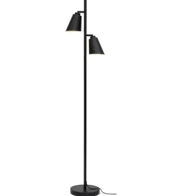 Vloerlamp Bremen - Zwart - 45x25x162cm - 2L