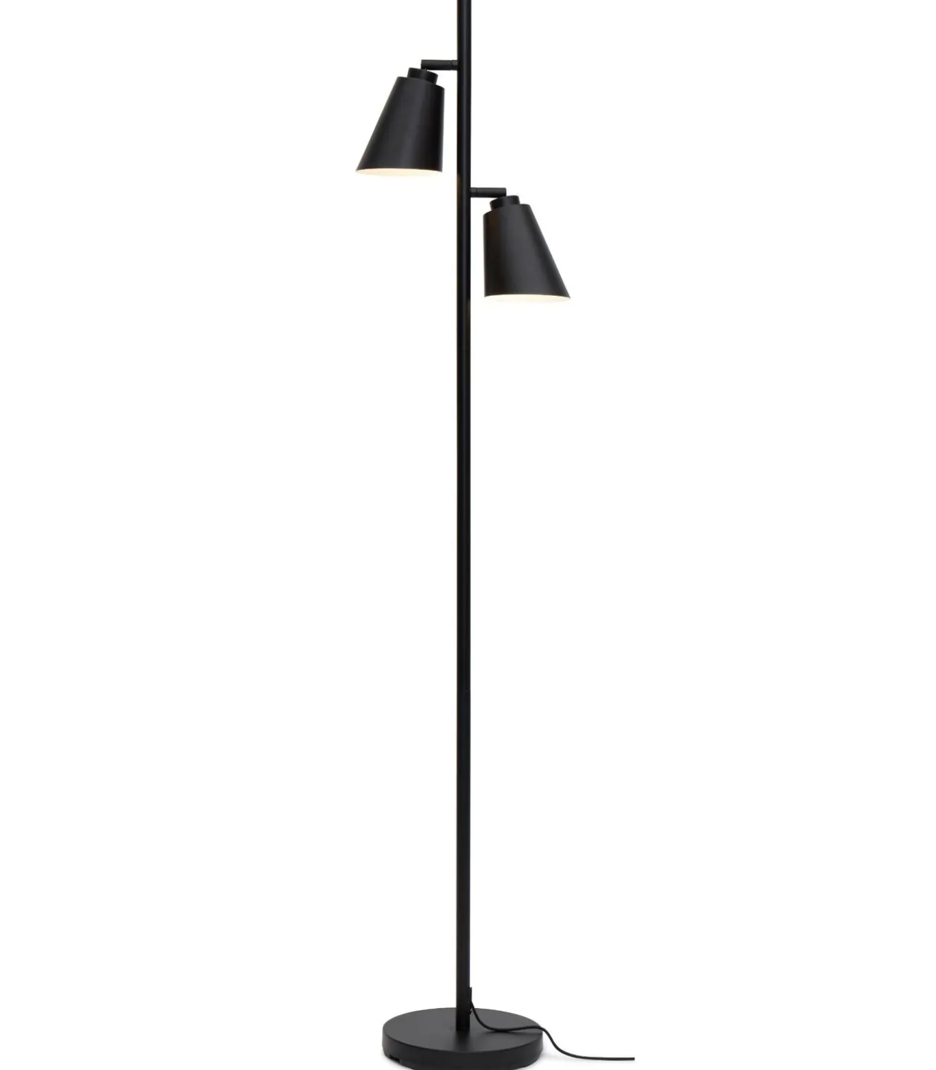Vloerlamp Bremen - Zwart - 45x25x162cm - 2L