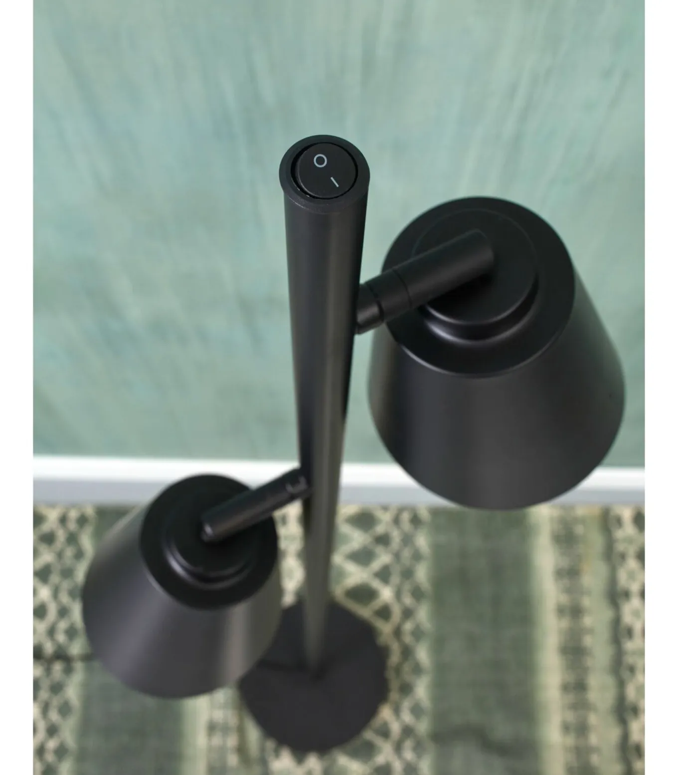 Vloerlamp Bremen - Zwart - 45x25x162cm - 2L