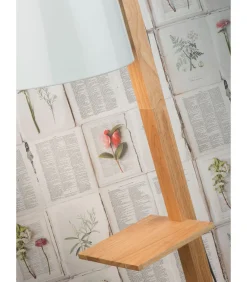 Vloerlamp Cambridge - Wit/Naturel - 38x30x168cm