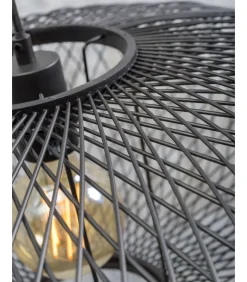 Vloerlamp Cango - Bamboe/Zwart- 80x60x176cm