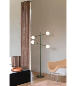 Vloerlamp Copenhagen - Groen - 48x26x170cm