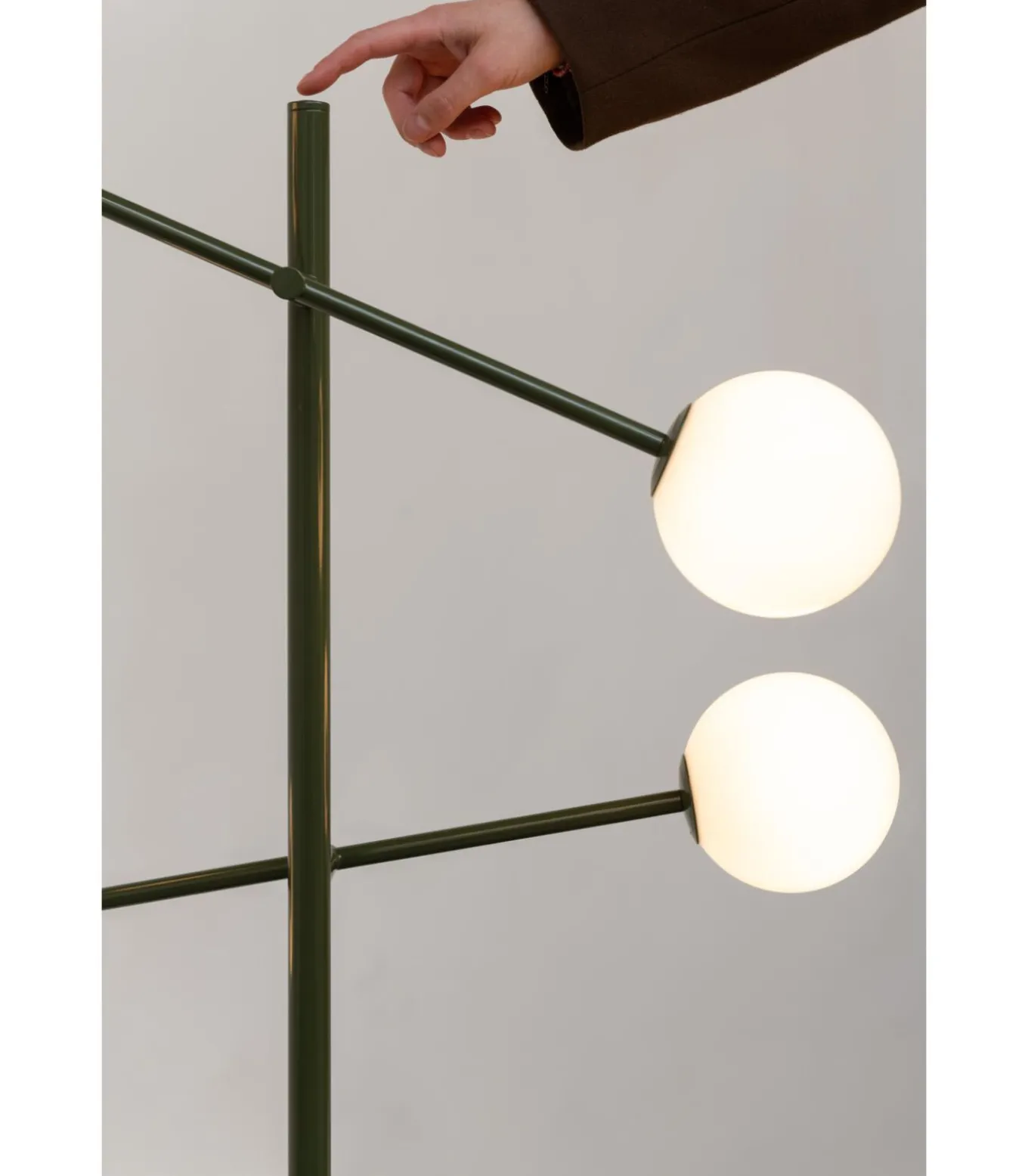 Vloerlamp Copenhagen - Groen - 48x26x170cm