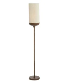 Vloerlamp Dania - Crème/Bruin - Ø23x159cm