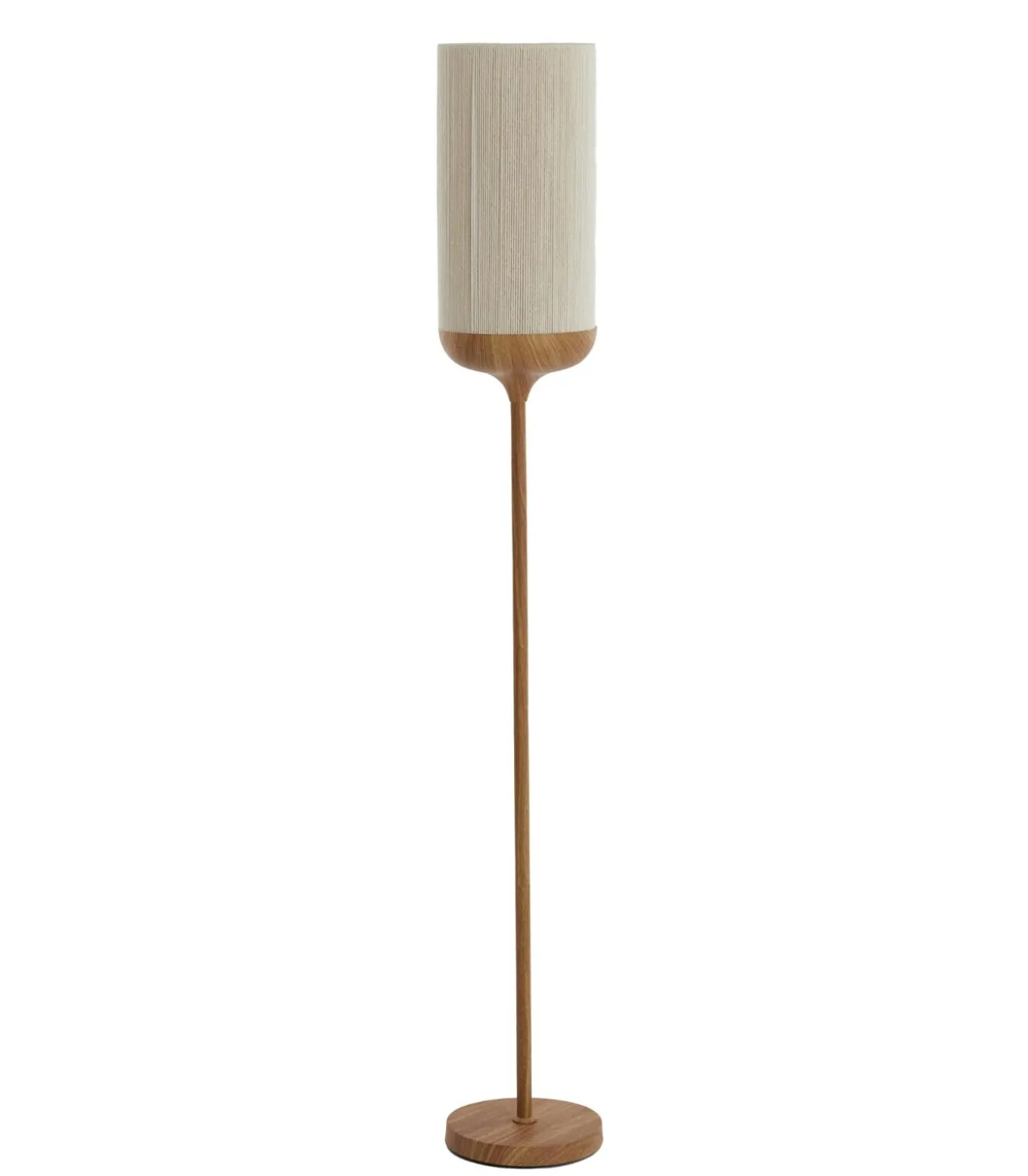 Vloerlamp Dania - Crème/Naturel - Ø23x159cm